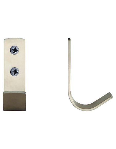 Gancio appendiabiti a muro in acciaio Z72 GA Reguitti Inox