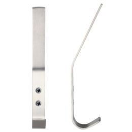 Appendiabiti moderno a parete in acciaio Z73 PA Reguitti Inox