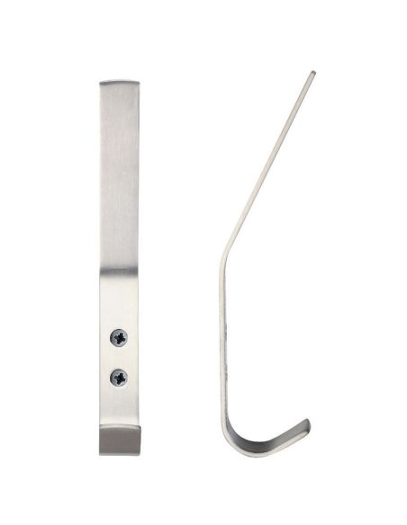 Appendiabiti moderno a parete in acciaio Z73 PA Reguitti Inox