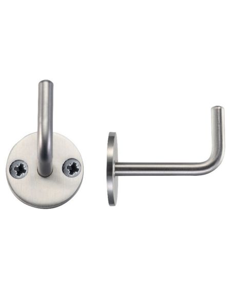 Gancio appendiabiti tondo a muro in acciaio Z74 PA Reguitti Inox