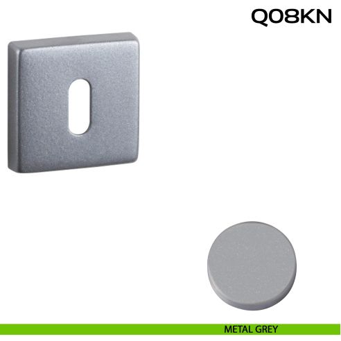 Bocchetta foro chiave quadrata Q08 Reguitti metal grey