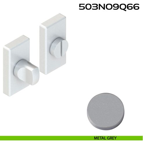 Nottolino WC rettangolare in Alluminio 503NO9Q66 Reguitti metal