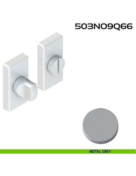 Nottolino WC rettangolare in Alluminio 503NO9Q66 Reguitti metal