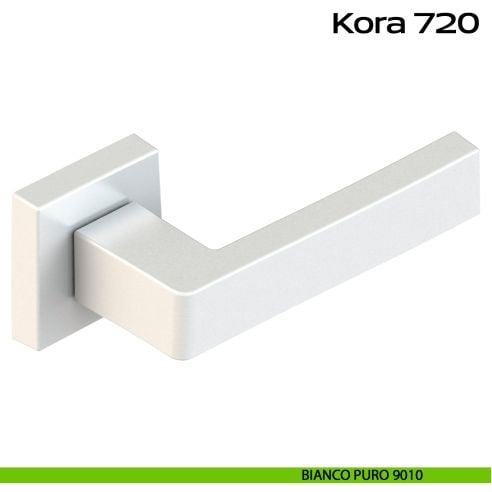 Maniglia in alluminio per porta Kora 720 Reguitti bianco