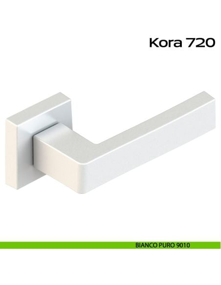 Maniglia in alluminio per porta Kora 720 Reguitti bianco