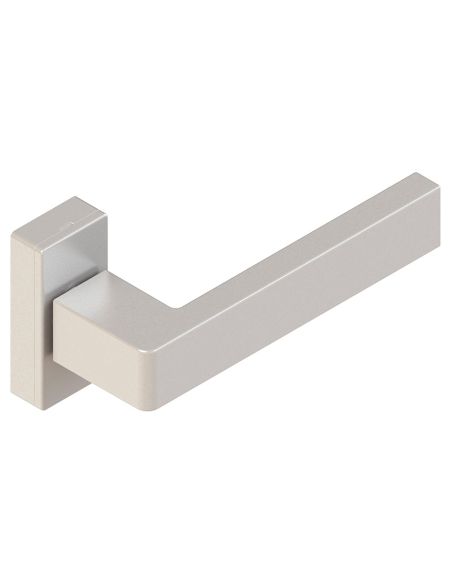 Maniglia in alluminio per porta Kora 720 Reguitti con rosetta rettangolare