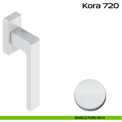 Maniglia in alluminio per finestra DK Kora 720 Reguitti bianco