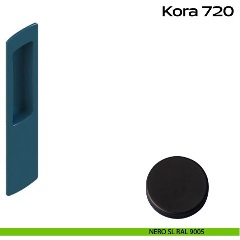 Nicchia rettangolare per alzante scorrevole singolo cieco Reguitti nero