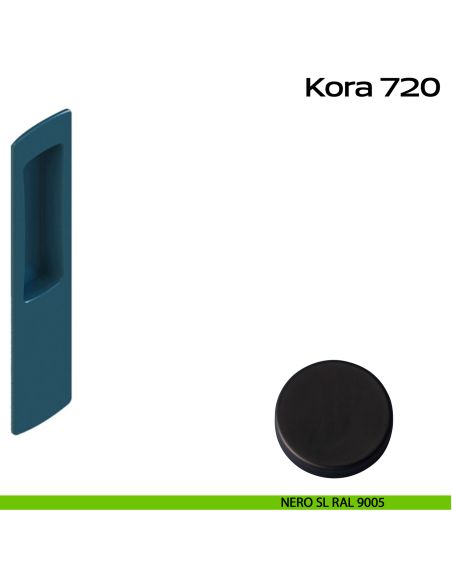 Nicchia rettangolare per alzante scorrevole singolo cieco Reguitti nero