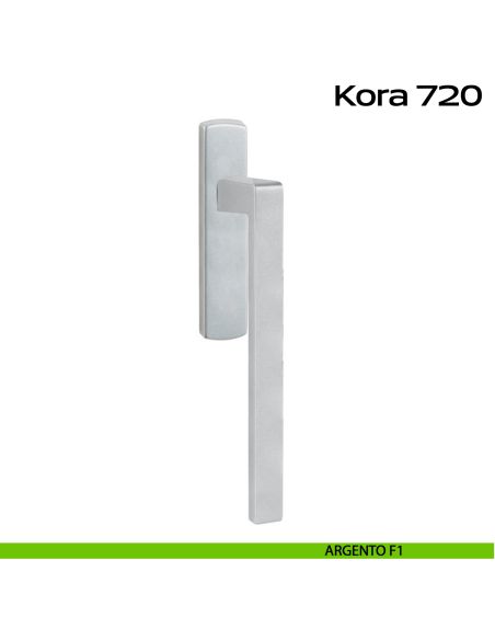 Maniglione per alzante scorrevole singolo cieco senza nicchia Kora 720 Reguitti argento