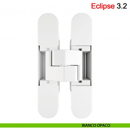 Cerniera per porta AGB Eclipse 3.2 confezione 12 pezzi - bianco opaco