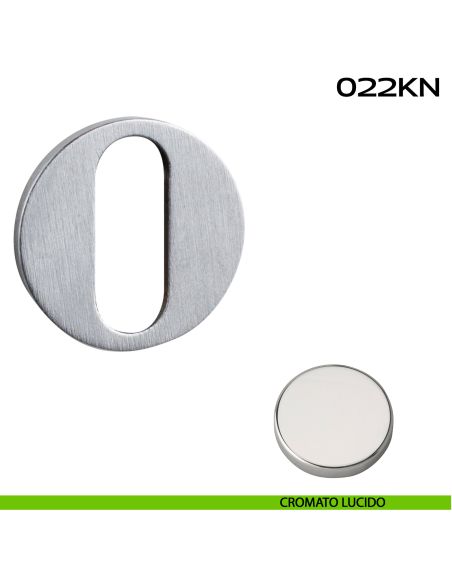 Bocchetta foro chiave Minimal Line 022 Reguitti cromato lucido