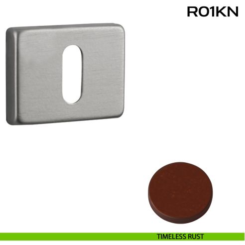 Bocchetta foro chiave rettangolare R01 Reguitti timeless rust