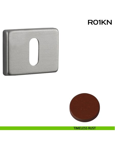 Bocchetta foro chiave rettangolare R01 Reguitti timeless rust