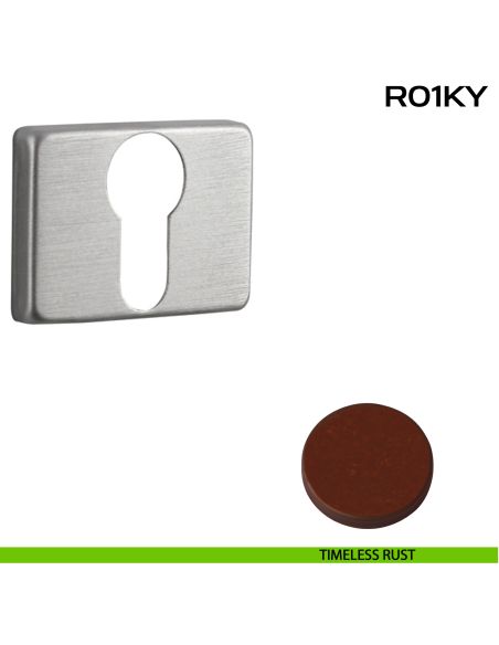 Bocchetta foro yale rettangolare Mininal Line R01 Reguitti timeless rust