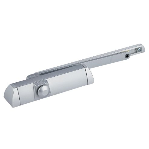 Chiudiporta aereo Dormakaba TS 90 Impulse forza EN 3-4 con braccio a slitta - argento