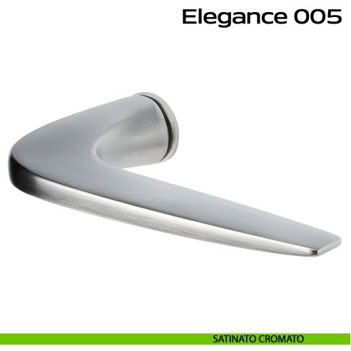 Maniglia per porta 005 Elegance Minimal Reguitti satinato cromato