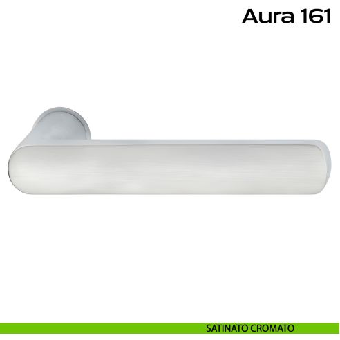 Maniglia per porta Aura 161 Minimal Reguitti satinato cromato