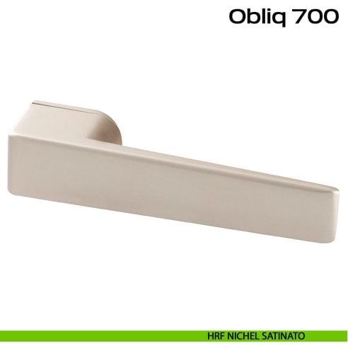 Maniglia per porta Obliq Reguitti HRF nickel satinato