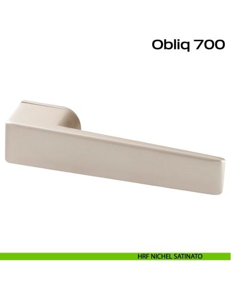 Maniglia per porta Obliq Reguitti HRF nickel satinato