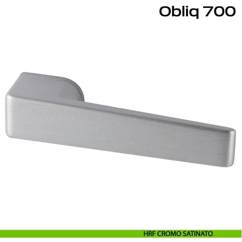 Maniglia per porta Obliq Reguitti HRF cromo satinato