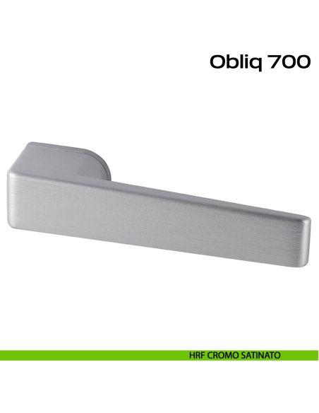 Maniglia per porta Obliq Reguitti HRF cromo satinato