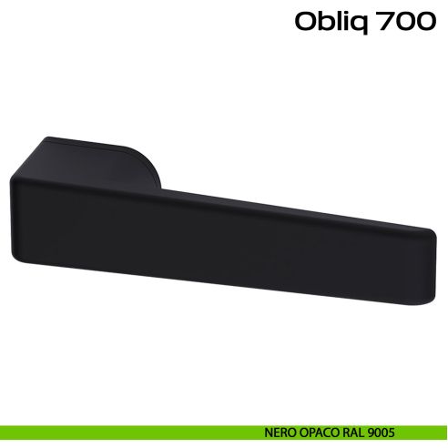 Maniglia per porta Obliq Reguitti nero opaco RAL 9005