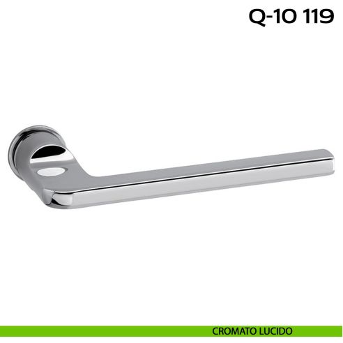 Maniglia per porta Q-10 119 Minimal Reguitti cromato lucido