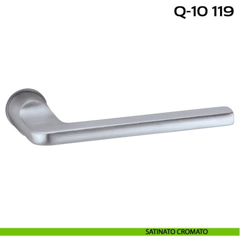 Maniglia per porta Q-10 119 Minimal Reguitti satinato cromato