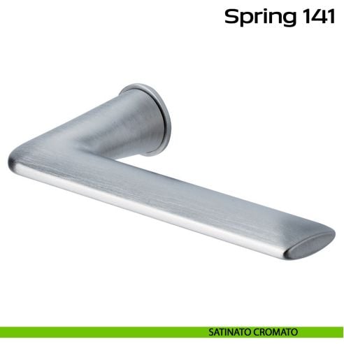 Maniglia per porta 141 Spring Minimal Reguitti satinato cromato
