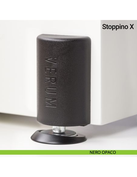 Fermaporta magnetico esterno Stoppino X Verum Italy - nero opaco