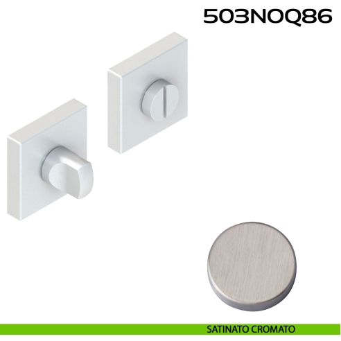 Nottolino WC quadrato 503NOQ86 Reguitti satinato cromato
