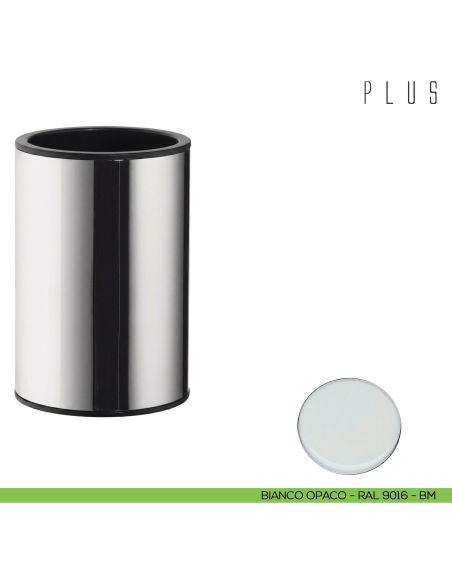 Porta bicchiere da appoggio Colombo Design Plus bianco opaco