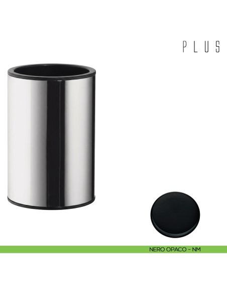 Porta bicchiere da appoggio Colombo Design Plus nero opaco