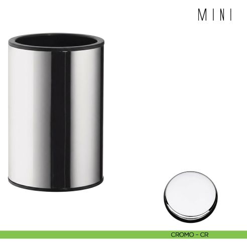 Porta bicchiere d'appoggio Colombo Design serie Mini cromo