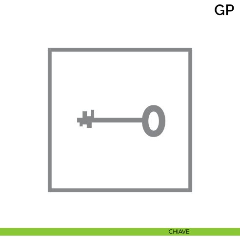 Cassaforte a mobile Bordogna GP 60 - chiave