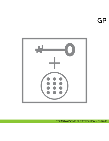 Cassaforte a mobile Bordogna GP 80 Z - combinazione elettronica + chiave