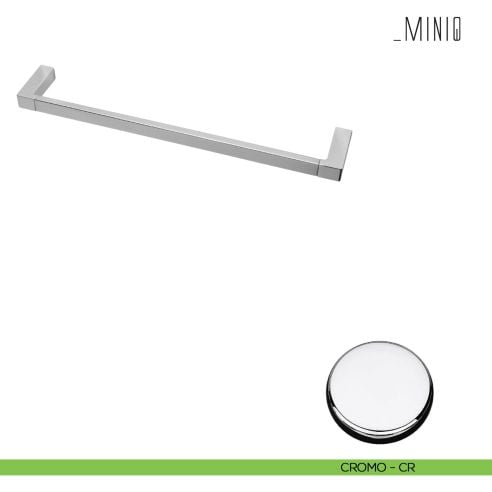 Porta salvietta Colombo Design serie MiniQ 31,5 cm cromo