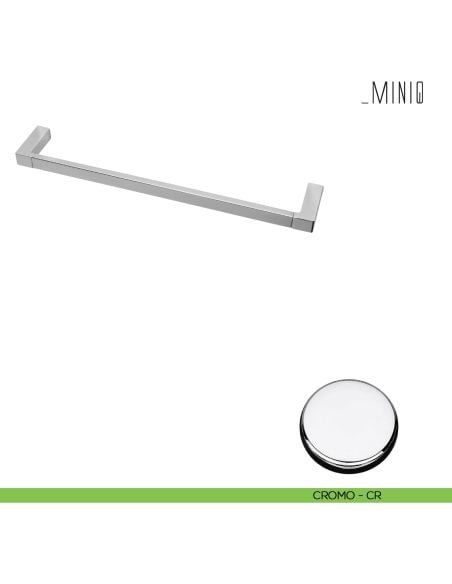 Porta salvietta Colombo Design serie MiniQ 31,5 cm cromo