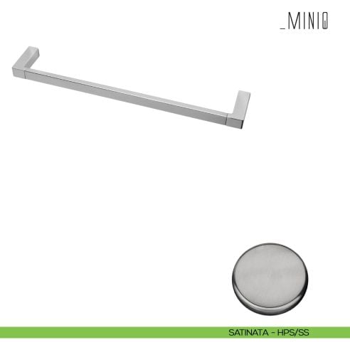 Porta salvietta Colombo Design serie MiniQ 31,5 cm Zirconium stainless-steel HPS/SS