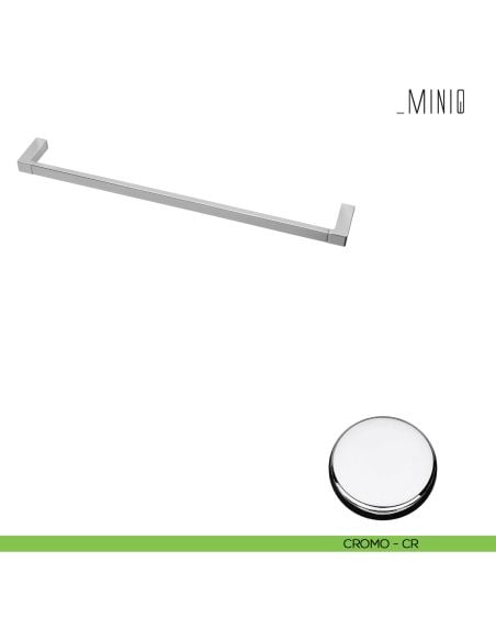 Porta salvietta Colombo Design serie MiniQ 46,5 cm cromo