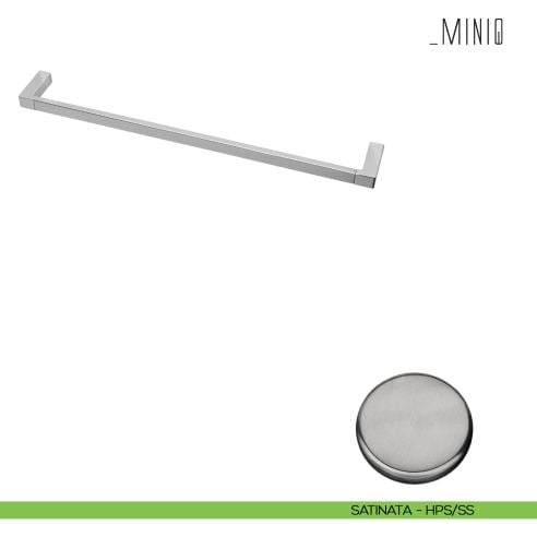 Porta salvietta Colombo Design serie MiniQ 46,5 cm Zirconium stainless-steel HPS/SS