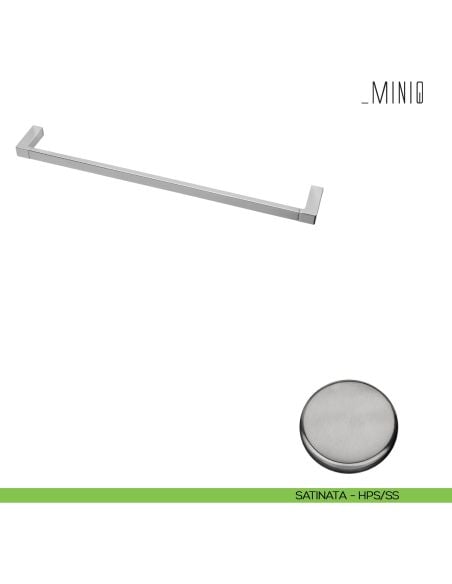 Porta salvietta Colombo Design serie MiniQ 46,5 cm Zirconium stainless-steel HPS/SS