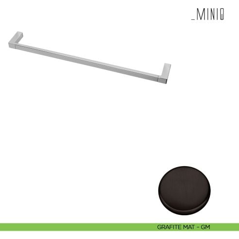 Porta salvietta Colombo Design serie MiniQ 46,5 cm grafite mat