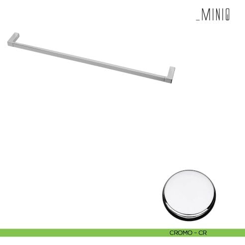 Porta salvietta Colombo Design serie MiniQ 61,5 cm cromo