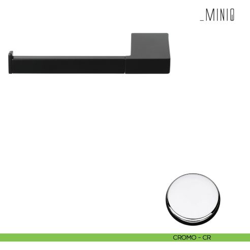 Porta rotolo Colombo Design serie MiniQ sx cromo