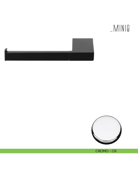 Porta rotolo Colombo Design serie MiniQ sx cromo