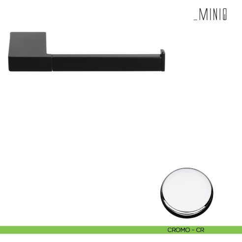 Porta rotolo Colombo Design serie MiniQ dx cromo