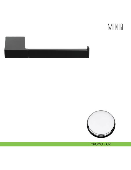Porta rotolo Colombo Design serie MiniQ dx cromo