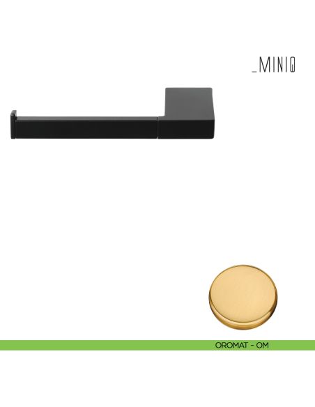 Porta rotolo Colombo Design serie MiniQ sx oromat